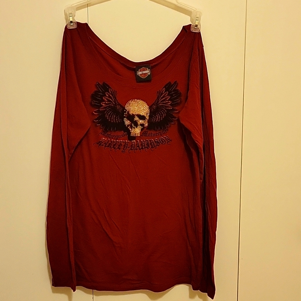 Ladies Harley Davidson long sleeve tee shirt size XL
